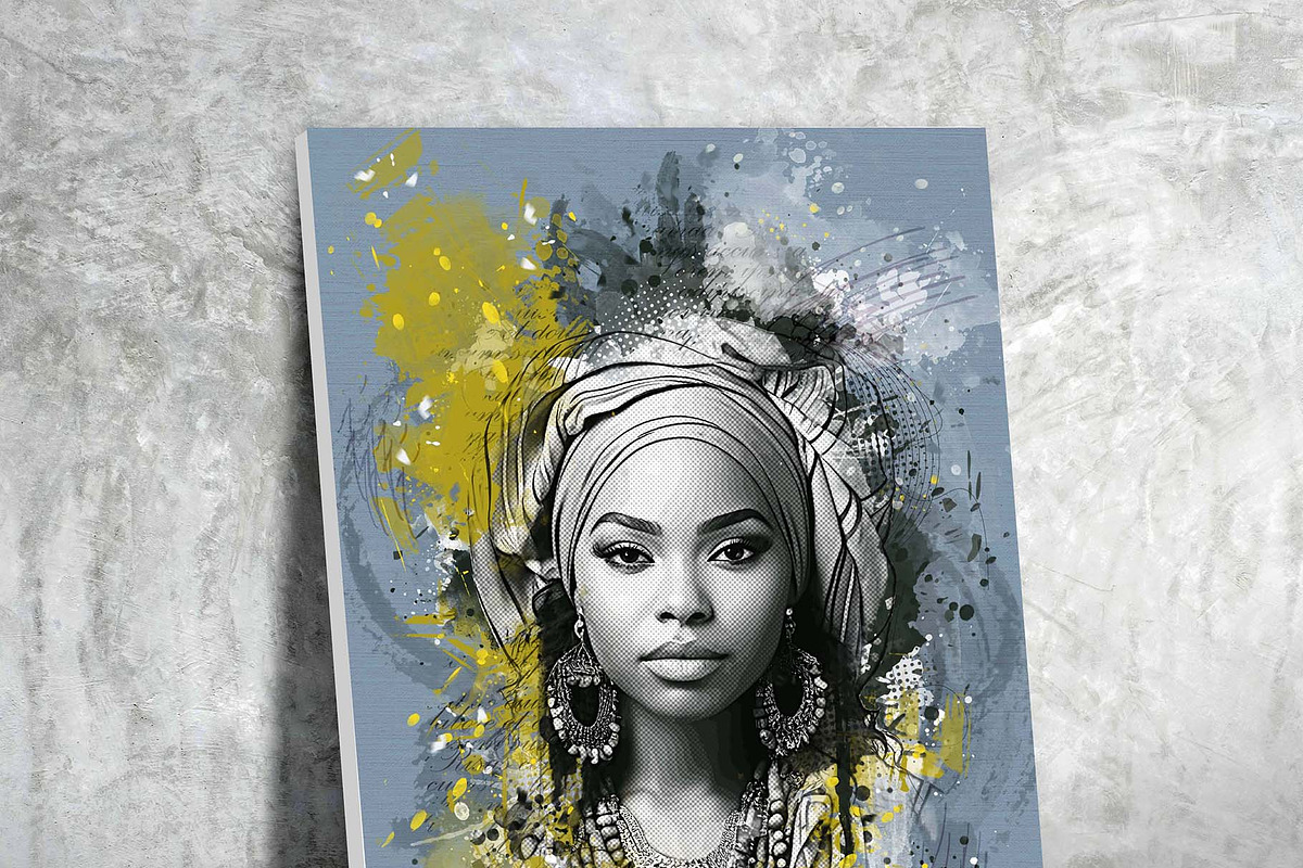 Mixed Media Wall Art Photo Effect, an Action Add-On by MRI STUDIO (Photo 5 of 18)