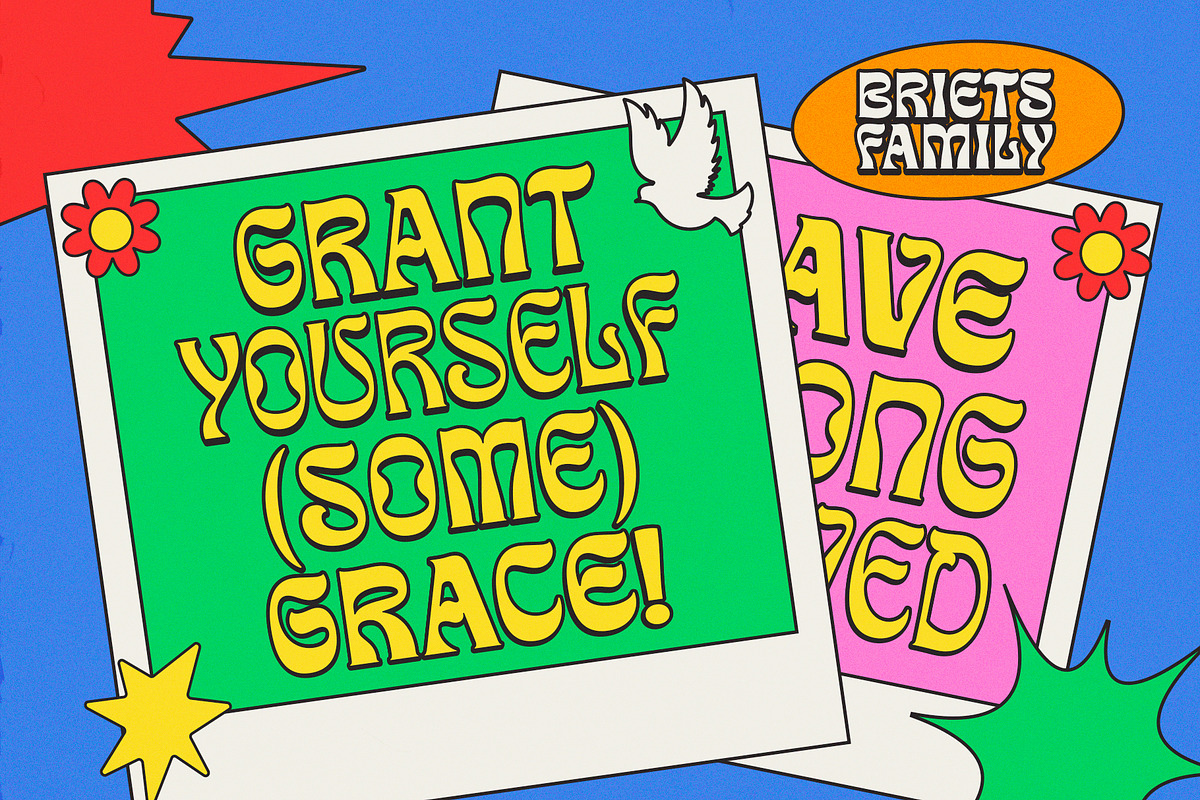 TNSC Briets - Psychedelic Font, a Serif Font by The Native Saint Club (Photo 14 of 15)