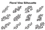 Elegant Floral Vine Silhouette, an Object Graphic by Creativeshirt (Thumbnail 1 of 3)