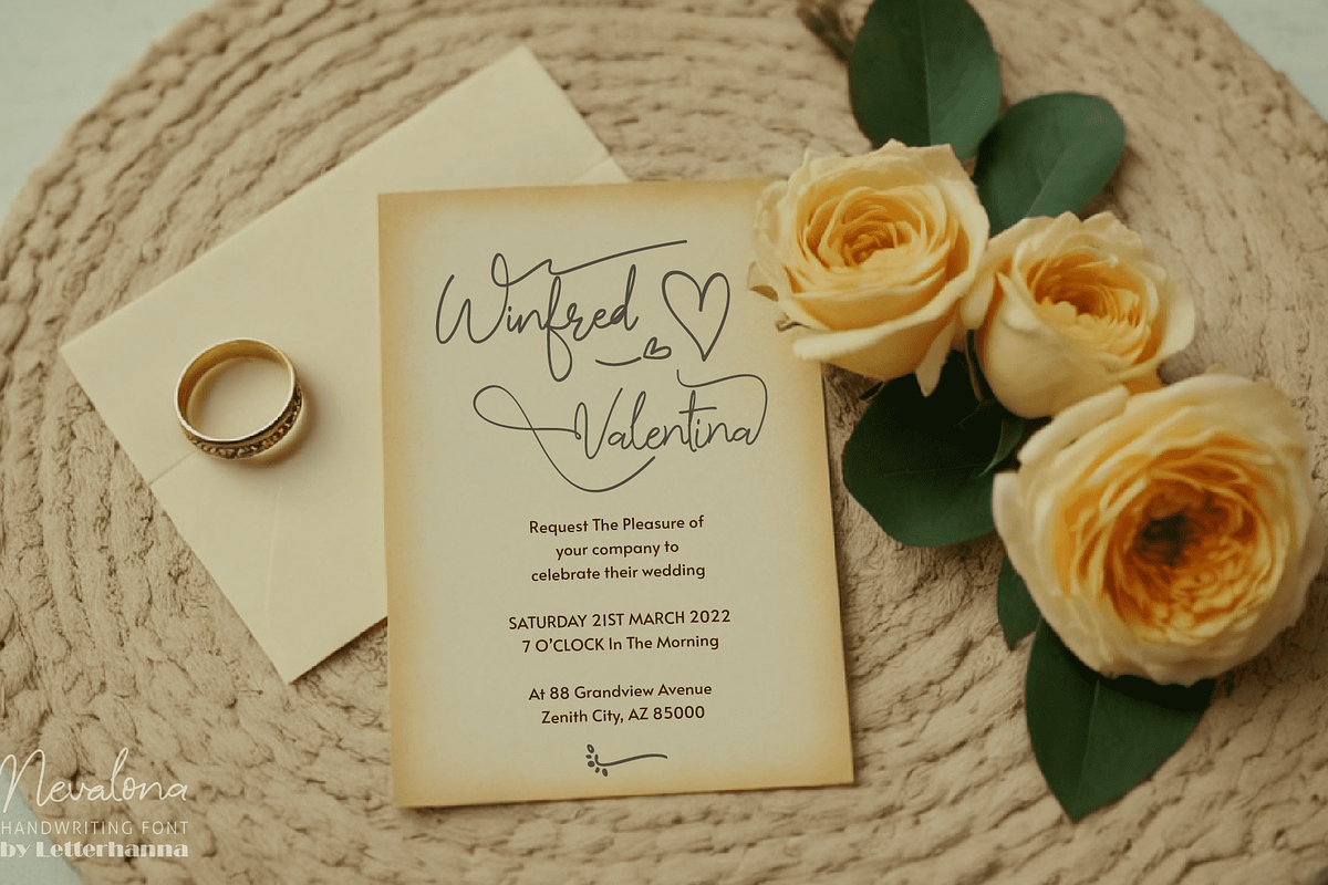 Nevalona Font, a Handwritten Font by Letterhanna Studio (Photo 13 of 16)