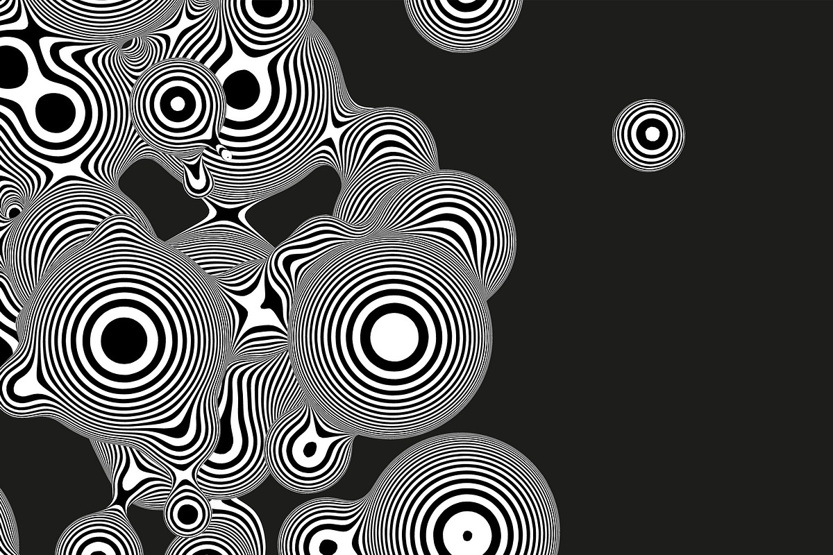 50 Zebra Metaballs, an Object Graphic by GarryKillian (Photo 51 of 51)