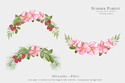Forest Floral Clipart with Raspberry, an Illustration by WatercolorWind (Thumbnail 9 of 14)