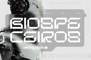 Biospe Ceiros - Futuristic Typeface, a Serif Font by Imoodev