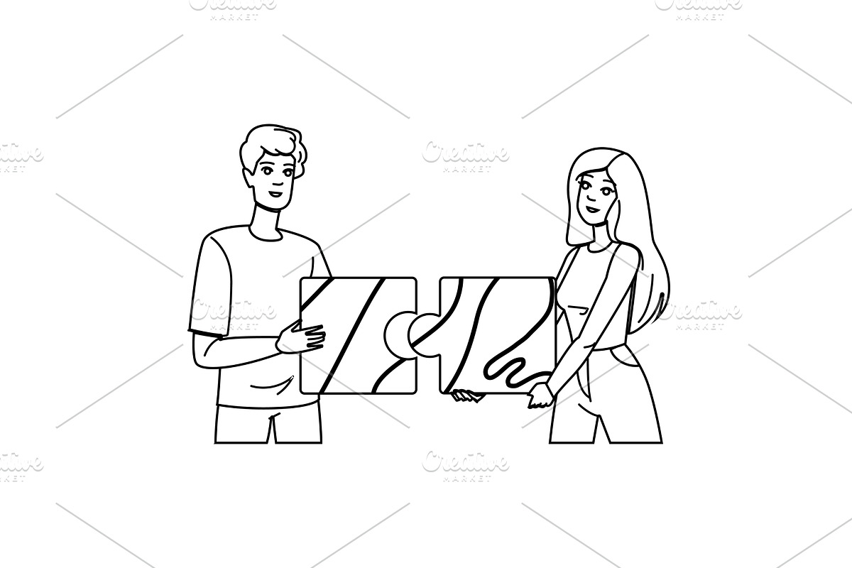 label product market fit vector, a Person Illustration by pikepicture