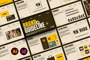 Ruba | Brand Guidelines Presentation, a Presentation Template by Artisan Vibes