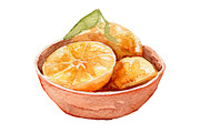 Watercolor 24 fruits set, a Food Illustration by My watercolor shop (Thumbnail 15 of 16)