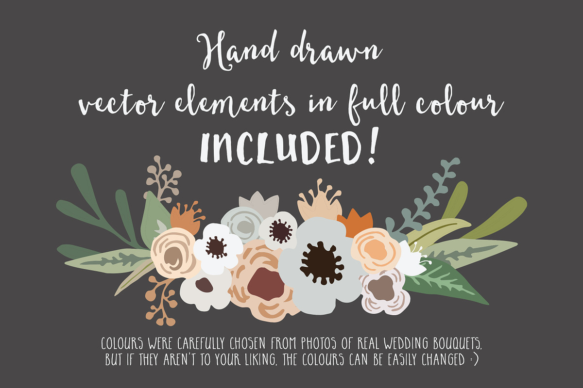 Modern Floral Wedding Suite, an Invitation Template by Knotted Design (Photo 5 of 5)