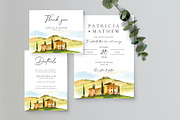 Tuscany Wedding Invite Set, an Invitation Template by Artberriez (Thumbnail 4 of 4)