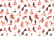 Body diversity seamless patterns, a Pattern Graphic by Good Studio (Thumbnail 3 of 9)