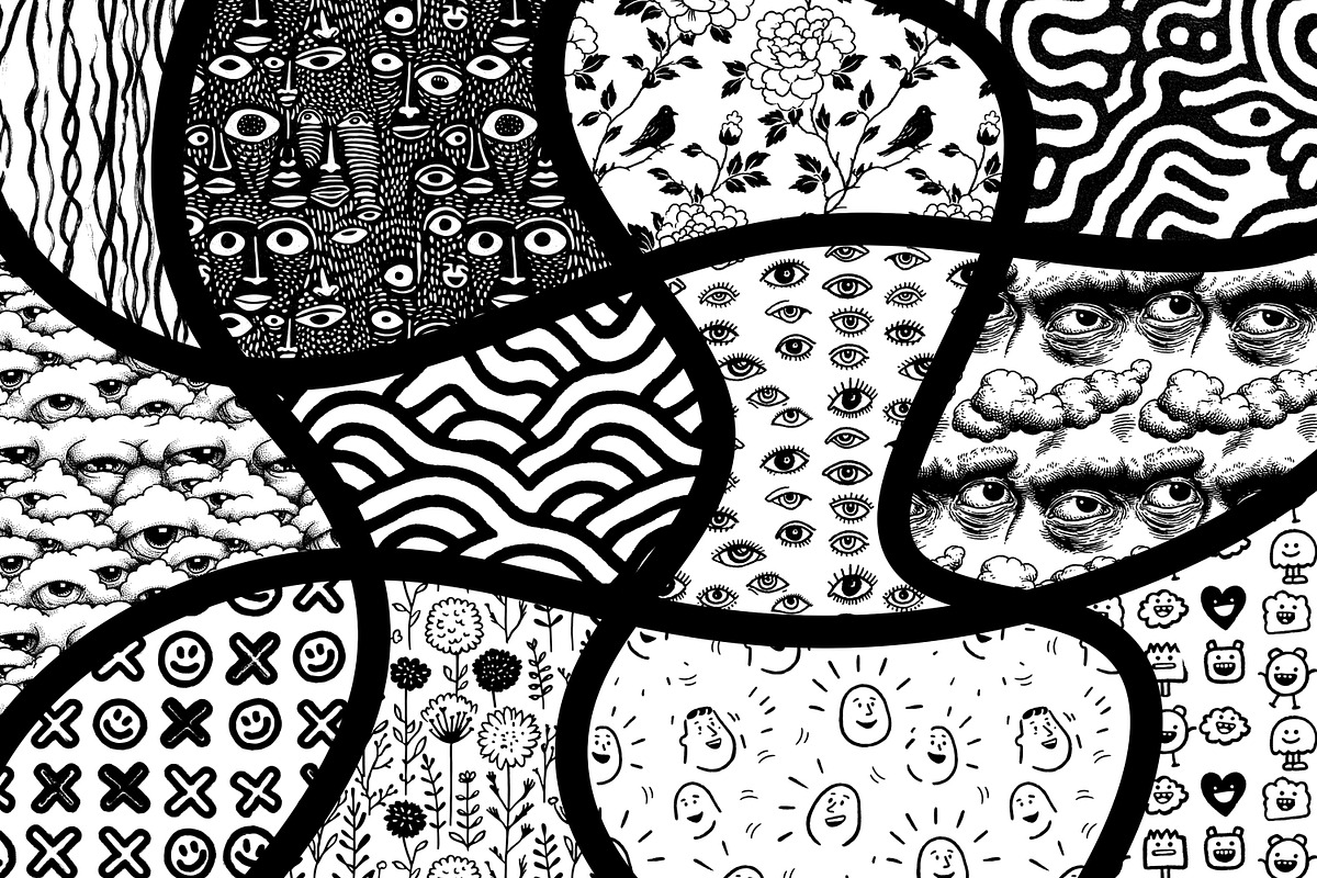 60 Mixed Motifs Procreate Brushes, a Brush Add-On by Heather Green Designs (Photo 6 of 12)