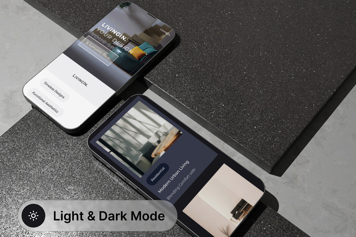 LivingIn - Interior Design UI Kit, an UI Kit Template by hiddemaru (Photo 5 of 8)