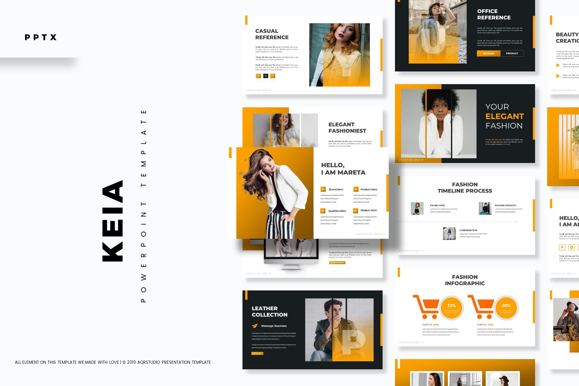 Keia - Powerpoint Template, a Presentation Template by AQR Studio ...