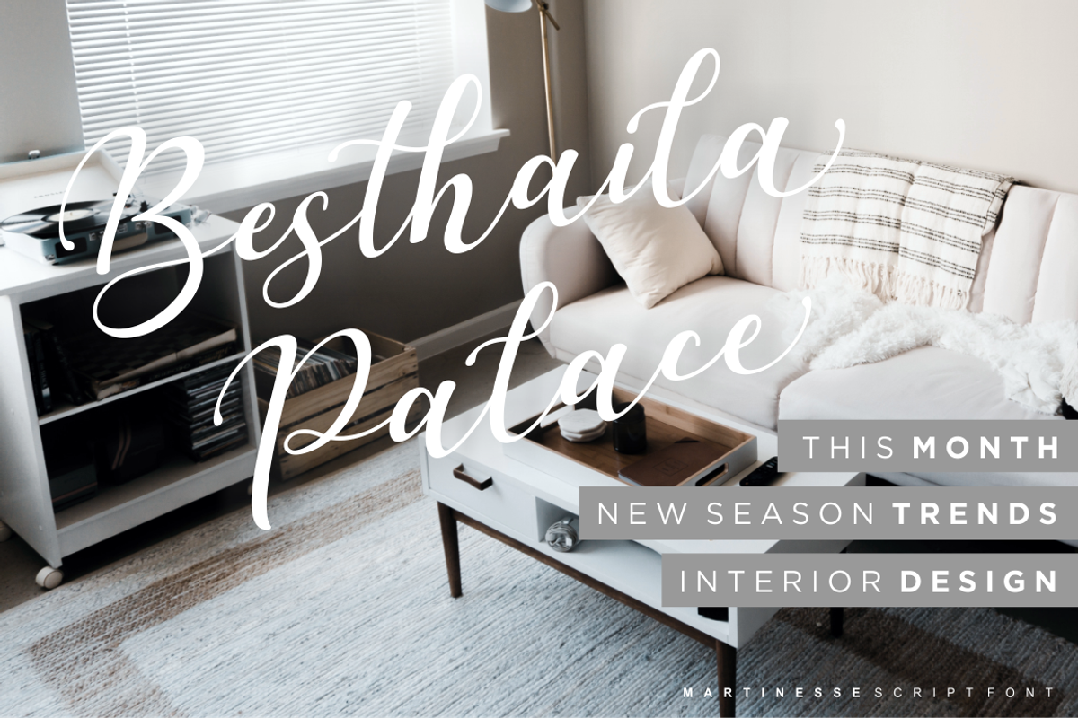 Martinesse - Beautiful Script Font preview 6