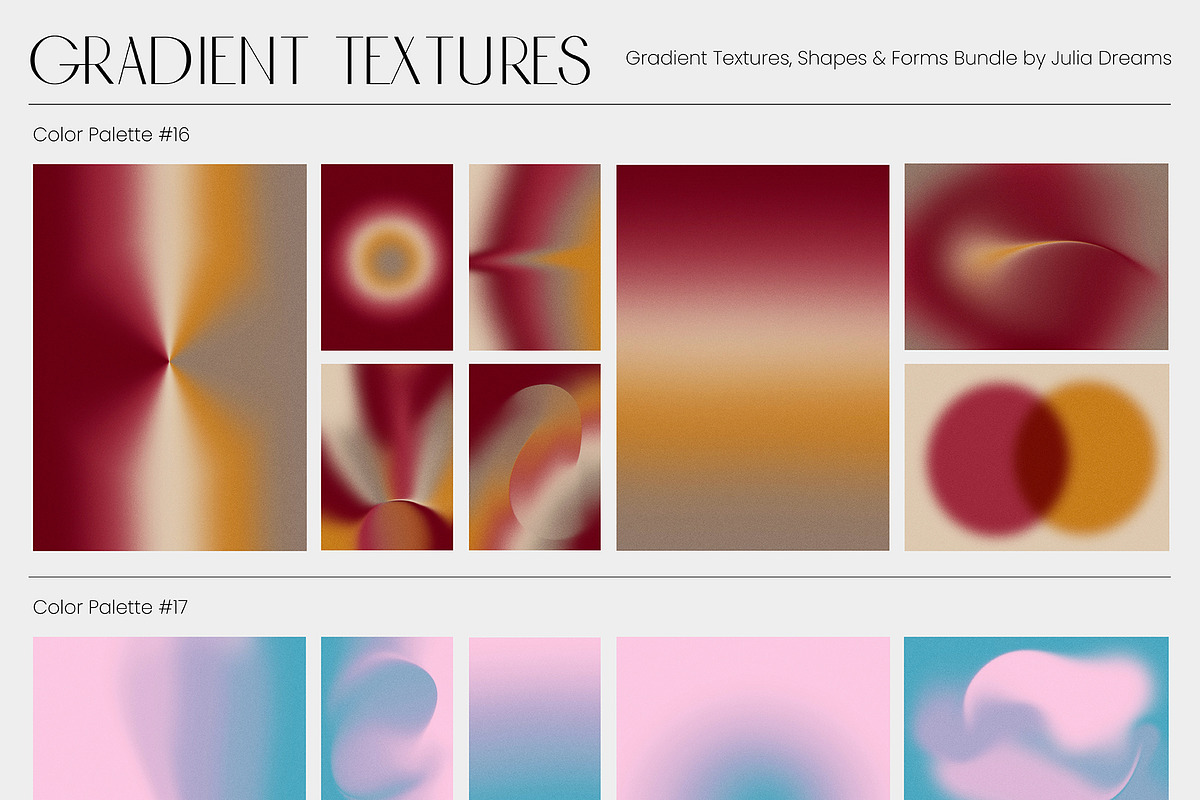 Gradient Textures Shapes 3D Objects, an Object Graphic by Julia Dreams (Photo 16 of 23)