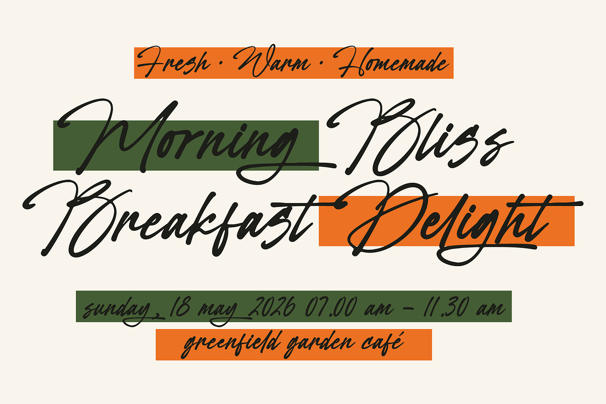 Welcrast Elegant Signature Script, a Script Font by Letterena Studios Script (Photo 9 of 10)