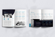 Annual Report Brochure Canva, a Brochure Template by TheBrightGrap (Thumbnail 4 of 11)