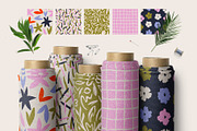 Flowers and Spots seamless patterns, a Pattern Graphic by AnnArt (Thumbnail 4 of 9)