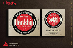 Blackbird - Blackletter Font Family