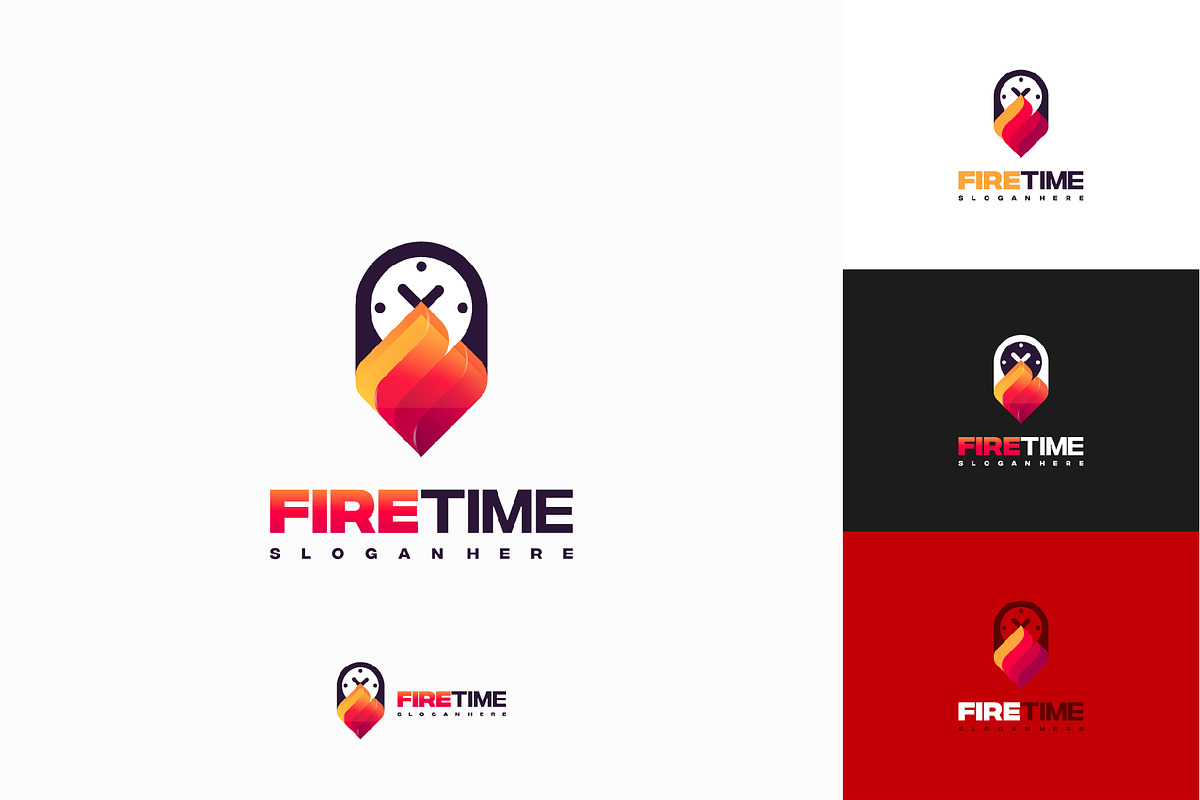 Set of Fire Watch Logo designs, a Branding & Logo Template by Lucky Creative (Photo 5 of 5)