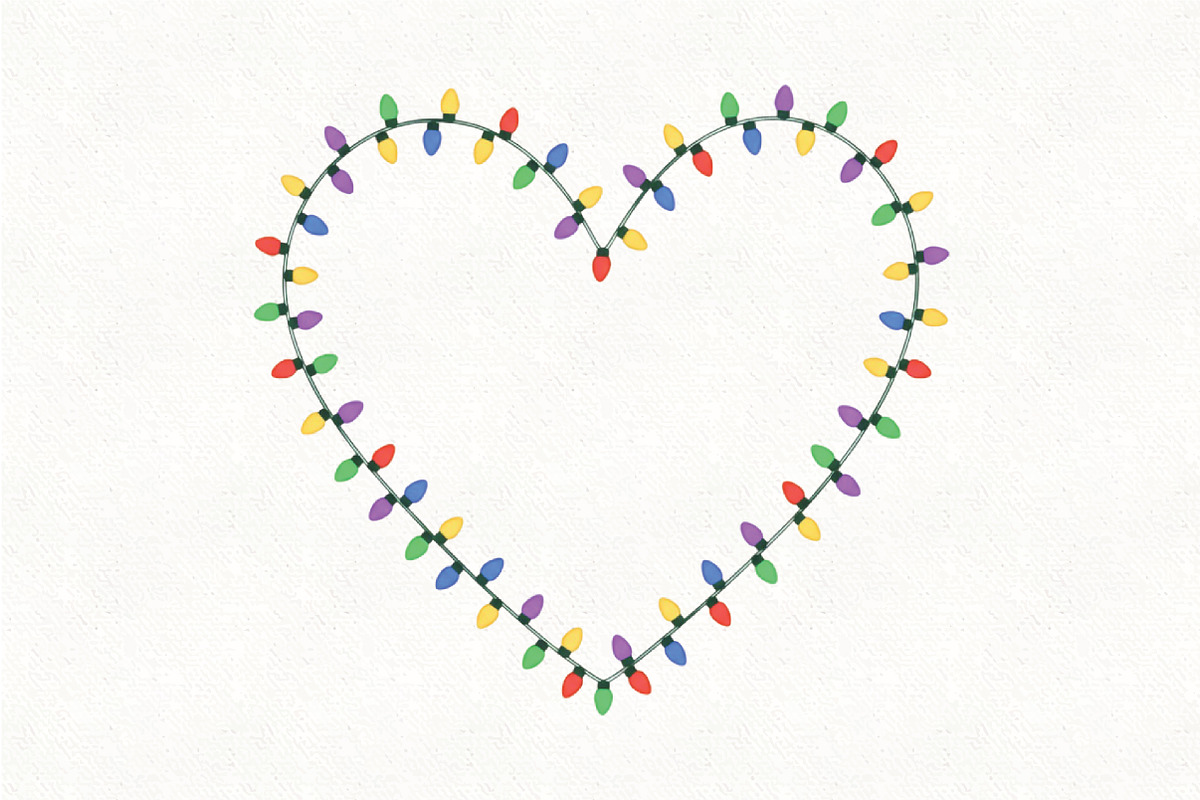 Christmas Lights Heart PNG Heart, an Illustration by CraftArtStudio (Photo 1 of 4)