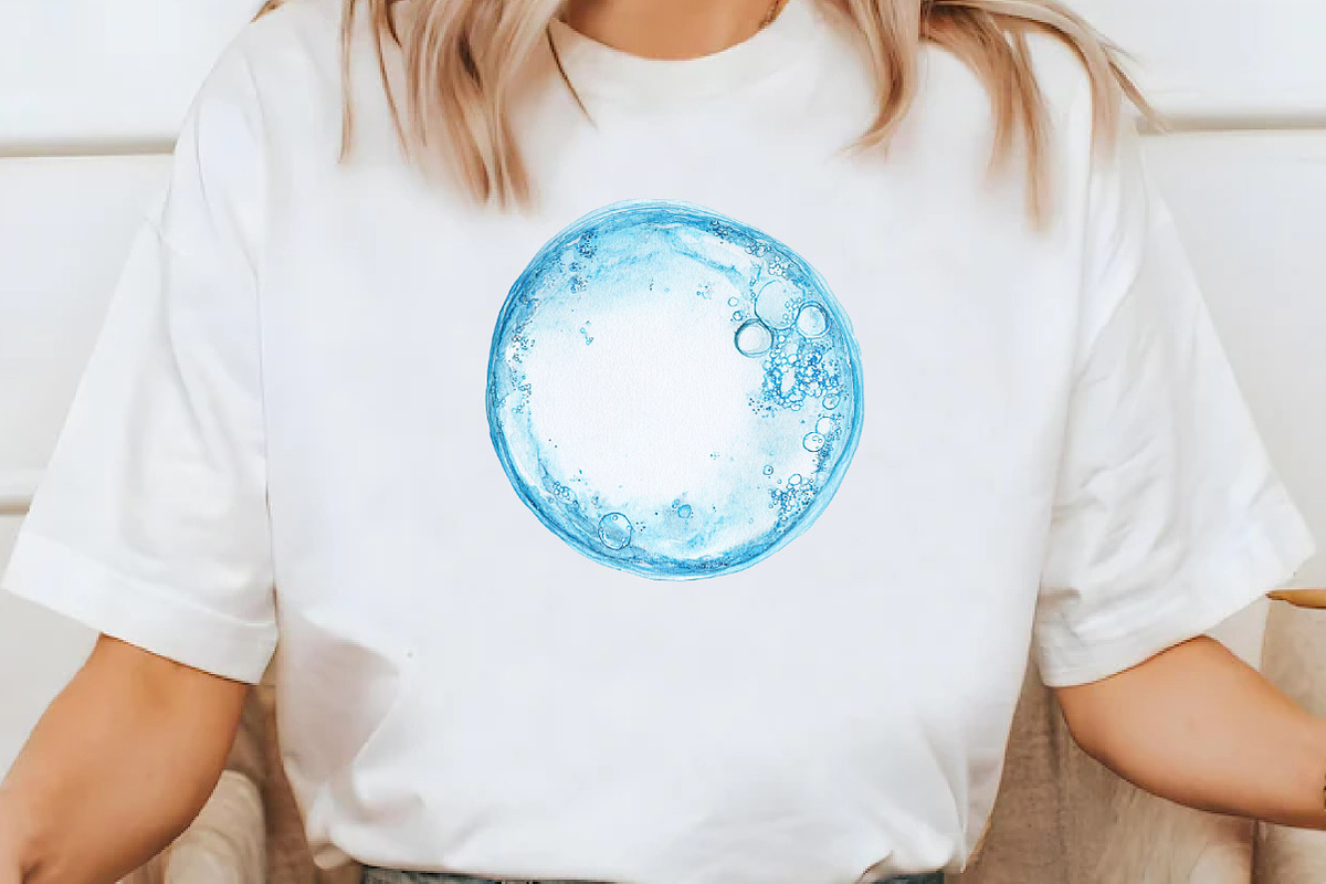 Summer Sea Underwater Bubbles Clipar, an Illustration by Designworld (Photo 6 of 7)