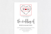 Invitation Template SHR430, an Invitation Template by Shafura_Wedding (Thumbnail 4 of 4)