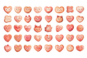 Cartoon gingerbread cookies. Funny, an Object Illustration by Stock-Smart-Start