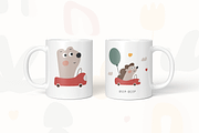 Cute animals and cars, an Animal Illustration by cutelevindesign (Thumbnail 3 of 11)