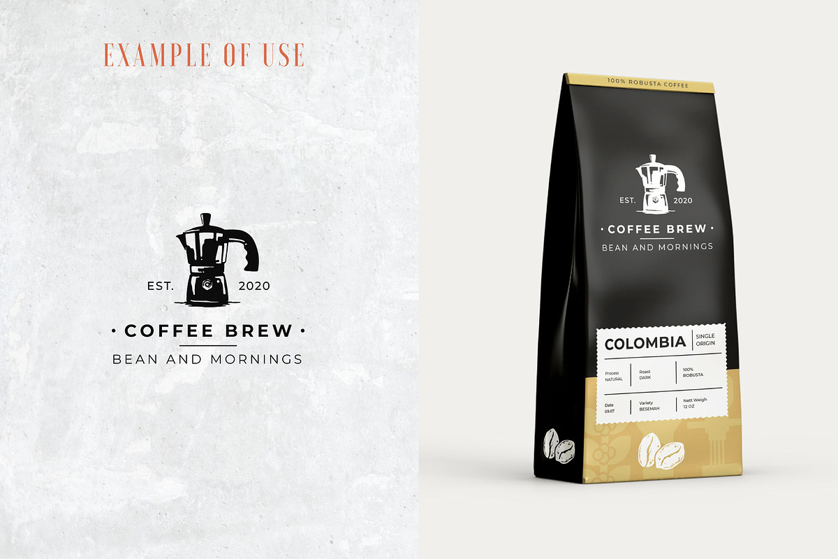 Coffee Lovers Bespoke Logo Bundle, a Branding & Logo Template by Pigment Café (Photo 5 of 6)