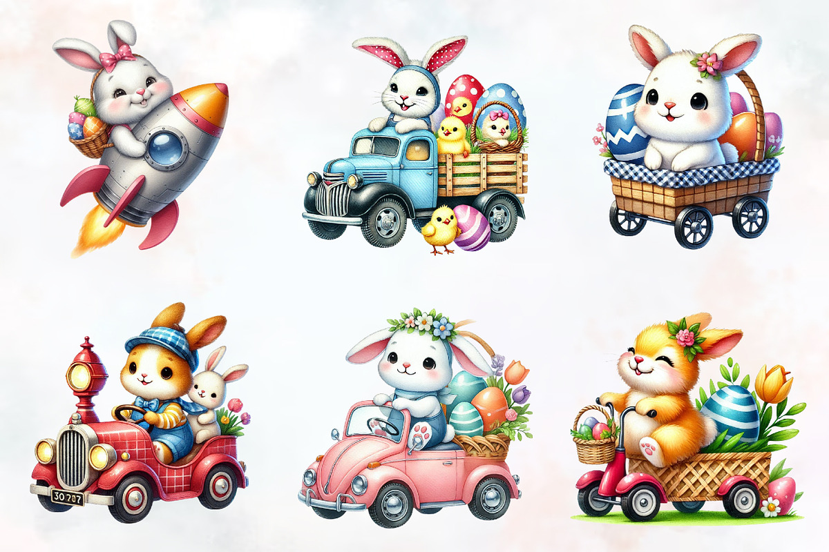 Transportation Easter sublimation, an Illustration by RobertsArt (Photo 6 of 7)
