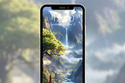 Fantasy Galaxy Floral Backgrounds, a Graphic by Kalindiprints (Thumbnail 6 of 6)
