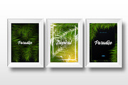 Tropical Palm Leaves posters., a Poster Template by Leo Edition (Thumbnail 8 of 9)
