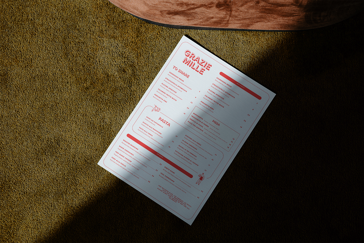 Premium Restaurant Menu Template Set, a Print Template by Soigné Branding Studio (Photo 7 of 11)