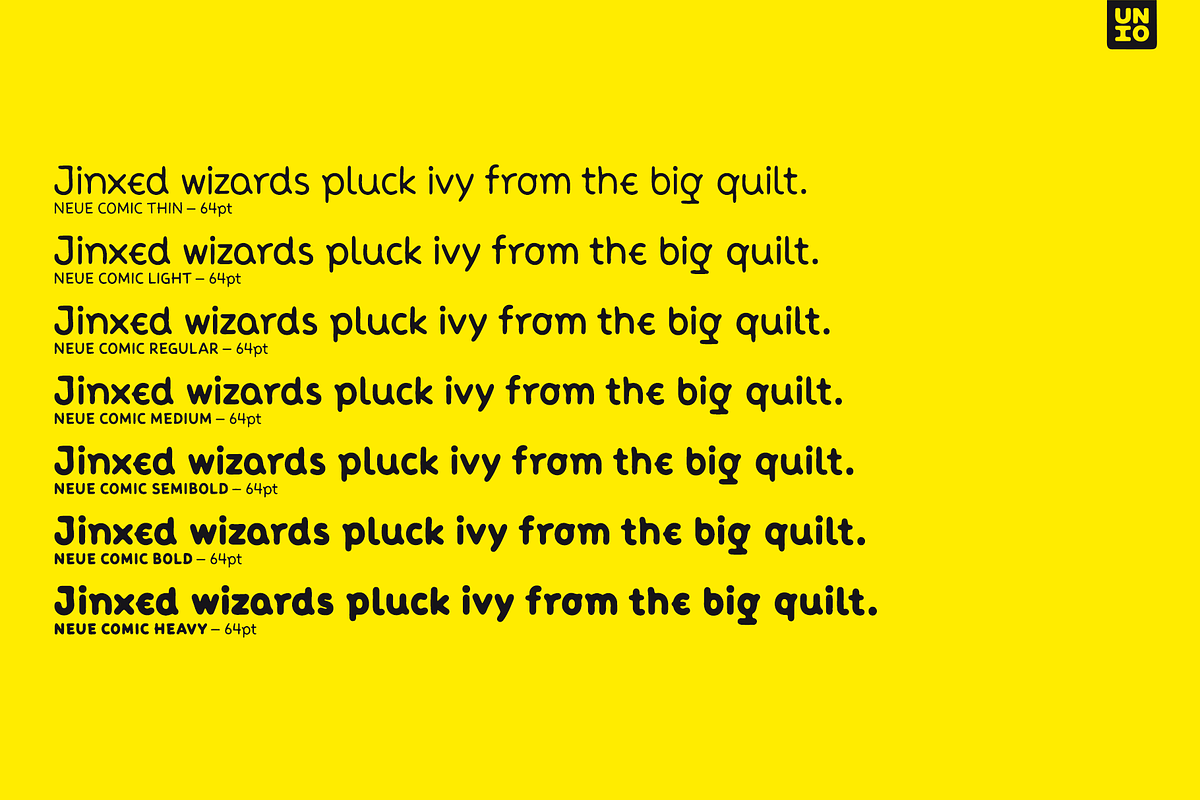 Neue Comic, a Handwritten Font by Unio Designs (Photo 9 of 10)