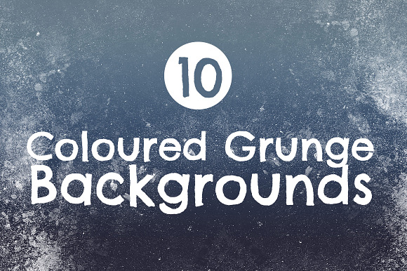 10 Coloured Grunge Backgrounds preview 6