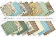 FRENCH VINTAGE MAP Digital Designs, an Illustration by Artfanaticus (Thumbnail 2 of 3)