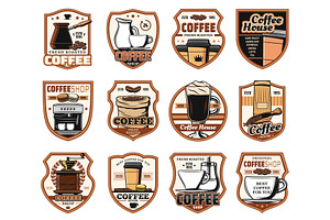 Coffeeshop, Coffee House Icons