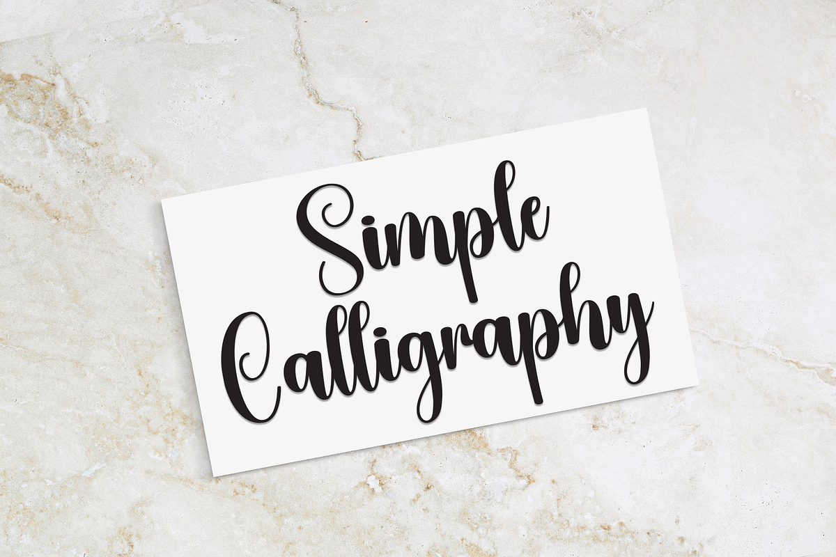 Outside | Script Font, a Handwritten Font by Scratchones (Photo 4 of 9)