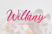 Willany - Handwritten Font, a Handwritten Font by Alphaleonis_std (Thumbnail 1 of 7)