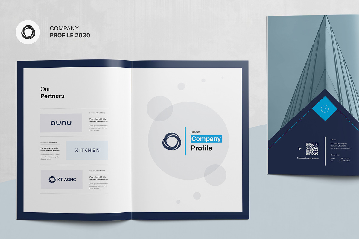 Company Profile | CANVA, a Brochure Template by KreateTribe (Photo 8 of 11)