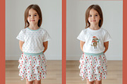 T-Shirt and Skirt Mockup PSD, a Shirt Mockup by Anna Druzhkova (Thumbnail 5 of 5)