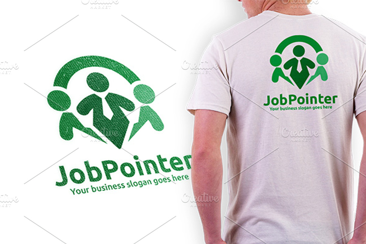 Job Pointer LoGo Template, a Branding & Logo Template by WheelieMonkey