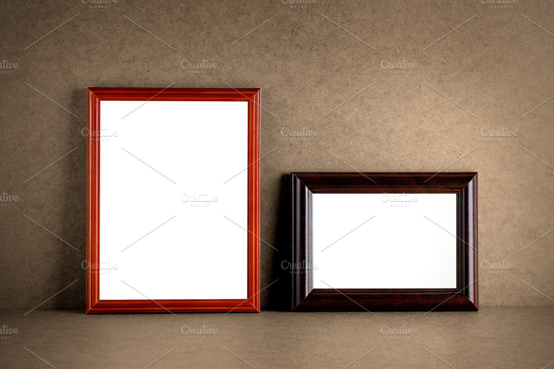 Old Wooden Photo Frames
