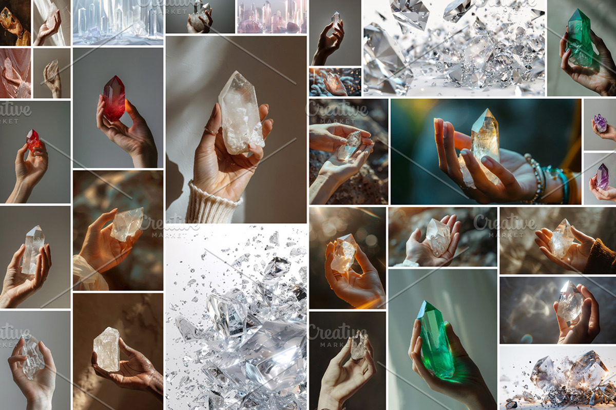 150 Crystals, an Arts & Entertainment Photo by Handmadefont (Photo 8 of 19)