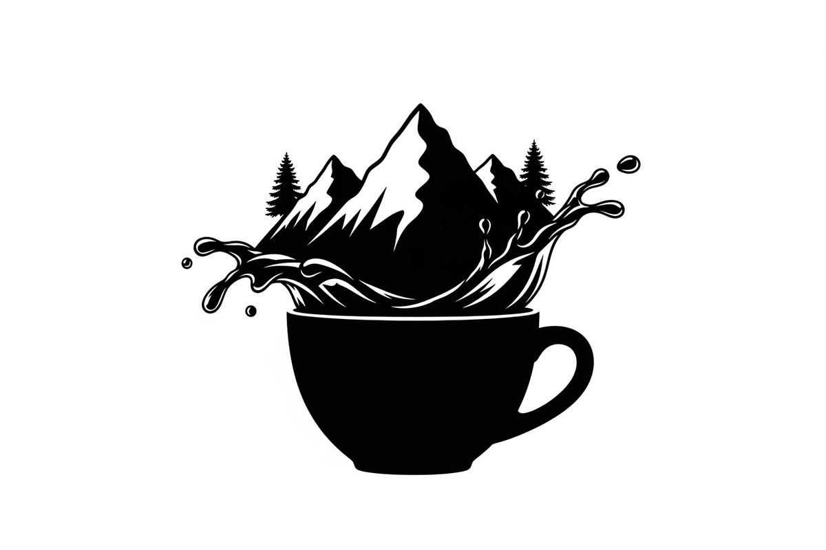 Mountain Coffee Cup Design Bundle, an Illustration by yasushie (Photo 21 of 31)