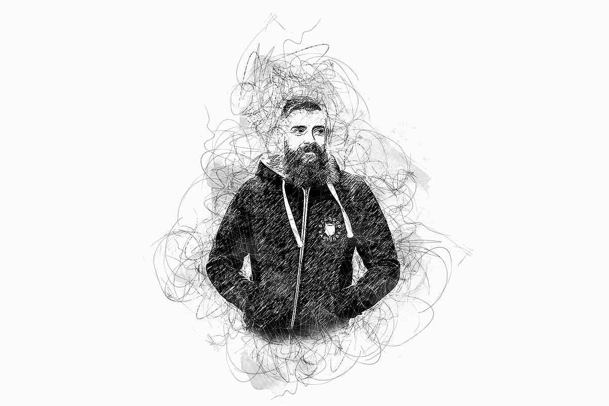 Photo To Sketch Photoshop Action, an Action Add-On by Studio Retouch (Photo 5 of 11)