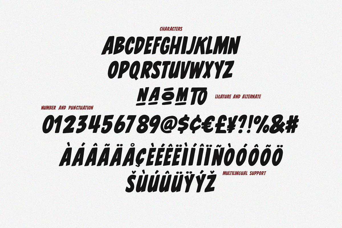 Emato Canbia Bold Playful Hand Drawn, a Handwritten Font by Maulana Creative (Photo 5 of 7)