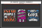 Nursing typographic quotes bundle, a Graphic by Uniquesvg99 (Thumbnail 5 of 7)