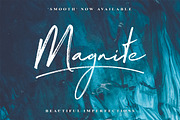 Magnite Brush Script, a Script Font by Tom Chalky (Thumbnail 1 of 10)