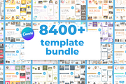 8400+ Social Media Canva Template, a Social Media Template by Coco Bloom (Thumbnail 1 of 11)